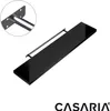 CASARIA® Étagère murale flottante noir brillant 90 cm MDF Voir les images du produit 3