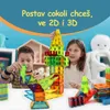 Olvy magnetické stavebnice 74 dílků - Montessori stavebnice Náhled obrázku produktu 6