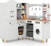 Cucina per bambini COSTWAY, cucina ad angolo con 12 Anteprima dell’immagine prodotto 1