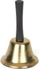 Glocke Weihnachtsmann Kostüm-Zubehör gold-schwarz - Produktbild-Vorschau 1