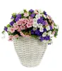 Rattan Blumentopf rund 1 Stück - L weiß Produktbild-Vorschau 4