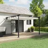 vidaXL Nástenný pavilón krémová oceľ Náhľad obrázku produktu 2
