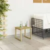 vidaXL Ležadlový stolík hnedý 40 x 40 x 36 cm Náhľad obrázku produktu 4
