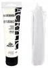 A tube of white acrylic paint and a white fabric swatch. Produktbild-Vorschau
