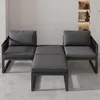 Zahradní lounge set, 4dílný, terasový nábytek se 2 křesly a Náhled obrázku produktu 3