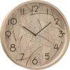 Wanduhr - Beige - Grau - Schwarz - MDF - Metall - Ø 40 cm Produktbild-Vorschau 1