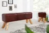Design Sitzbank TURNBOCK mit Echtleder Bezug 120 cm Kult Produktbild-Vorschau 4