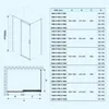 doporro Eckdusche 90x120x195cm chrom Duschkabine Produktbild-Vorschau 2