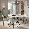Set di tavoli da pranzo Vicco Loyd Bianco/Nero 120 x 120 cm Anteprima dell’immagine prodotto 3