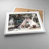 Gerahmtes Poster - Weißer Rahmen - Jungvermählten Liebe Produktbild-Vorschau 3
