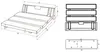 Aqualine RAVO Duschklappsitz 32x32,5cm, WPC, Grau Produktbild-Vorschau 2