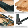 Ensemble table et bancs SISSI 3 pièces pliables - marron Voir les images du produit 3