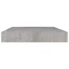 vidaXL Mensole sospese 4 pz. Grigio cemento 40x23x3,8 cm Anteprima dell’immagine prodotto 13