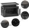 HAIXIN Kunststoff-Aufbewahrungsbox 32 L, 6 Stück, schwarz Produktbild-Vorschau 7