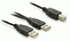 Delock - USB-Kabel - USB Typ B (M) zu USB (M) - USB 2.0 - 1 Produktbild-Vorschau 3