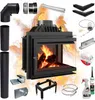 Rechter Kamin-Einsatz KRATKI SIMPLE 8kW Schließset Produktbild-Vorschau 1