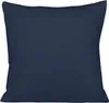 A plain navy blue pillowcase is shown against a white background. Produktbild-Vorschau