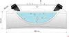 Whirlpool Pool Badewanne Eckwanne Wanne W81-C 180x90cm mit Produktbild-Vorschau 4