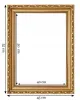 Ramka na zdjęcie Flora - Złota 40x50 Podgląd zdjęcia produktu 2