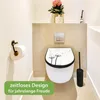 WC Sitz D-Form Schwarz mit Absenkautomatik Motiv Pusteblume Produktbild-Vorschau 5