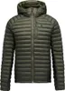 gesteppte Black Diamond Jacke mit Kapuze und Reißverschluss vorne