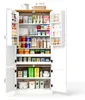 Hoge kast, wit, met bewegingssensor, verstelbare planken, Productafbeelding-voorbeeld 12