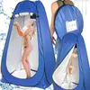Tenda doccia da campeggio 110 x 110 x 190 cm blu tenda da Anteprima dell’immagine prodotto 10