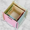 Zusammensteckbare Holzbox 32 cm Mehrfarbig Aufbewahrungsbox passend für Kallax und Expedit 4 Stück Produktbild-Vorschau