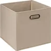 Box / Krabice do regálu 31x31cm hladký béžový tmavý Náhled obrázku produktu 1
