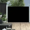 vidaXL Marquise latérale extensible 100×500 cm Noir Voir les images du produit 9