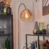 Cesaro Stehlampe aus Metall/Glas in Messing/Bernstein/Klar Produktbild-Vorschau 9