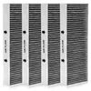Actiefkoolfilter voor afzuigkap van een kookplaat, 4 stuks, Productafbeelding-voorbeeld 1