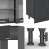Aneks kuchenny Vicco R-Line Czarny beton 300 cm bez blatu Podgląd zdjęcia produktu 5