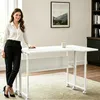 Klaptafel / bijzettafel Maclean, wit, mobiel, 100 x 73 cm, Productafbeelding-voorbeeld 12