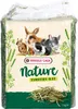 A bag of timothy hay for small animals, featuring illustrations of various pets. Náhled obrázku produktu