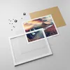 Gerahmtes Poster - Weißer Rahmen - Wasserfall Himmel Berg - Produktbild-Vorschau 4