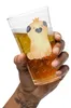 Mr. & Mrs. Panda Glas Mops Krone - Transparent - Geschenk, Produktbild-Vorschau 2