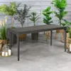 Rechteckiger Außentisch 150x90cm GartenBarRestaurant Oslo - Produktbild-Vorschau 5