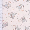 Baumwollstoff Meterware SOLIMA Hasen beige grau braun Produktbild-Vorschau 4
