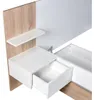 Bett mit Schubladen 160 x 200 cm – Mit 2 Nachttischen und Produktbild-Vorschau 8
