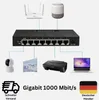 8 Port Netzwerk LAN Verteiler Switch Gigabit 1000Mbs Produktbild-Vorschau 1