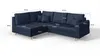 S-STYLE MÖBEL-Ecksofa und Fußhocker mit Holzfüßen im Produktbild-Vorschau 8