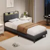 INONEFT Boxspringbett Polsterbett 90x200 mit LED & Produktbild-Vorschau 11