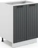 Küchenunterschrank Vicco Fame-Line Anthrazit Landhaus 60 cm Produktbild-Vorschau 1