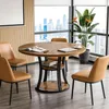 Tribesigns : bureau rond, 100 cm, 2 à 4 personnes, table de Voir les images du produit 9