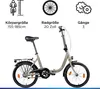 Zündapp ZF40 20 Zoll Klapprad Klappfahrrad Faltrad StVZO Produktbild-Vorschau 3