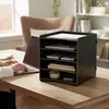 Relaxdays Briefablage, DIN A4, 5 Fächer, HBT: 29,5 x 25 x Produktbild-Vorschau 2