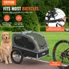 VEVOR przyczepka dla psa 40 kg przyczepka rowerowa stal Podgląd zdjęcia produktu 2