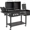 TAINO Hero Duo Gasgrill Holzkohlegrill Smoker Grillwagen Produktbild-Vorschau 2