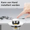 Pop Up Waschbeckenstöpsel mit Sieb, Badewannenstopfen, Produktbild-Vorschau 3